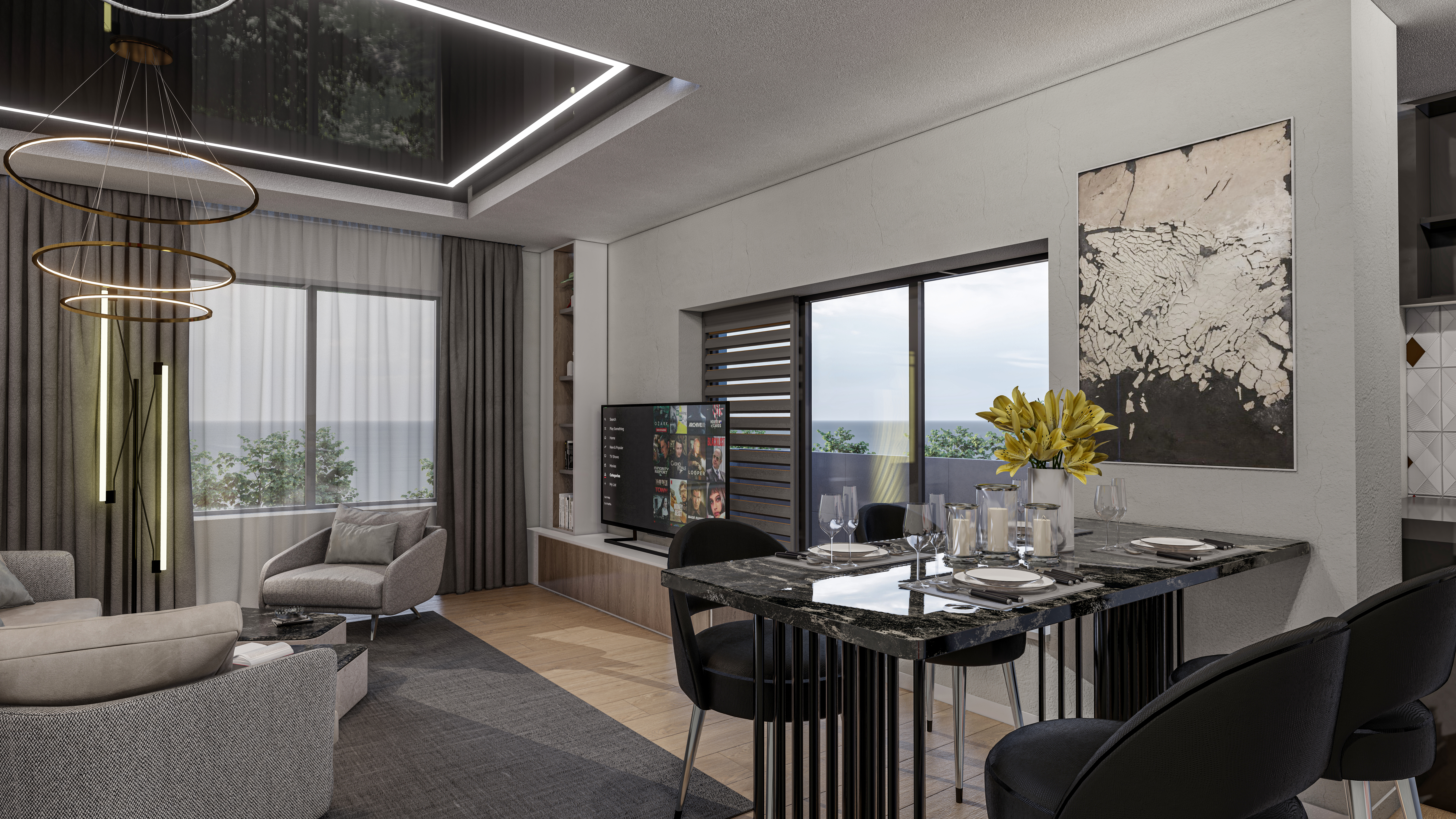 Apartament 2 camere Tip 4 O.B.A. Luxury Plus Constanta - imagine 2