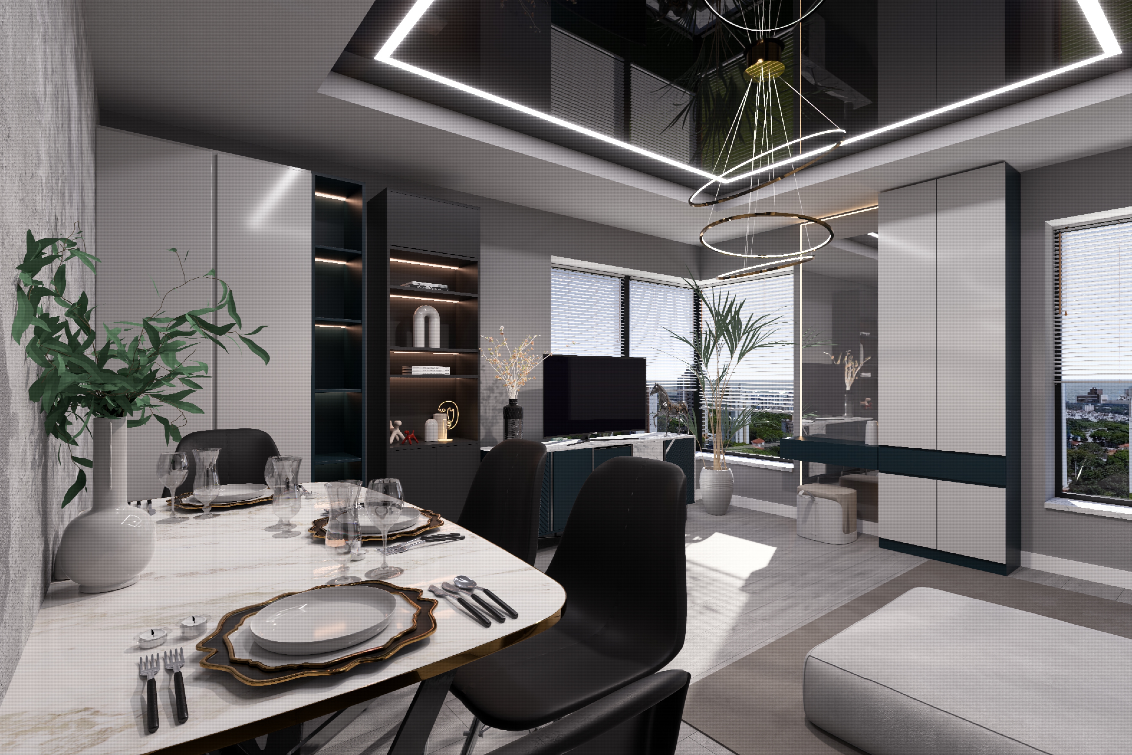 Apartament 2 camere Tip 6 O.B.A. Luxury Plus Constanta - imagine 3