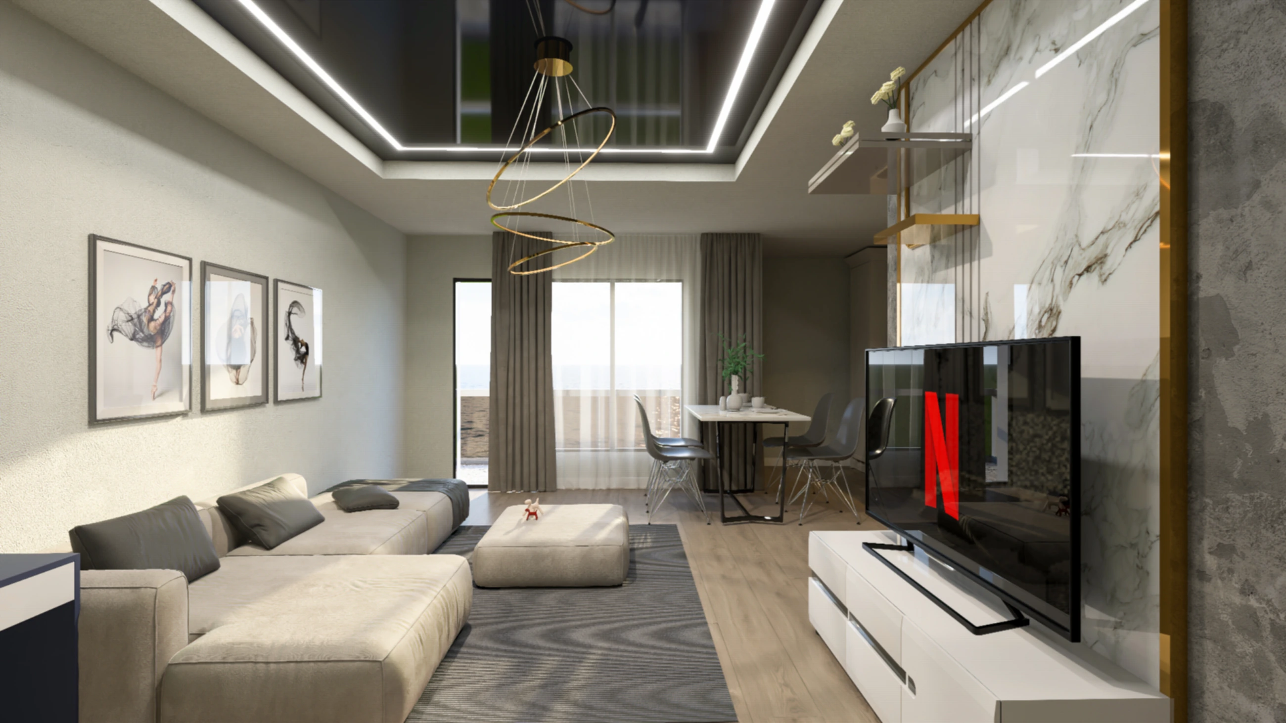 Apartament 2 camere Tip 7 O.B.A. Luxury Plus Constanta - imagine 2