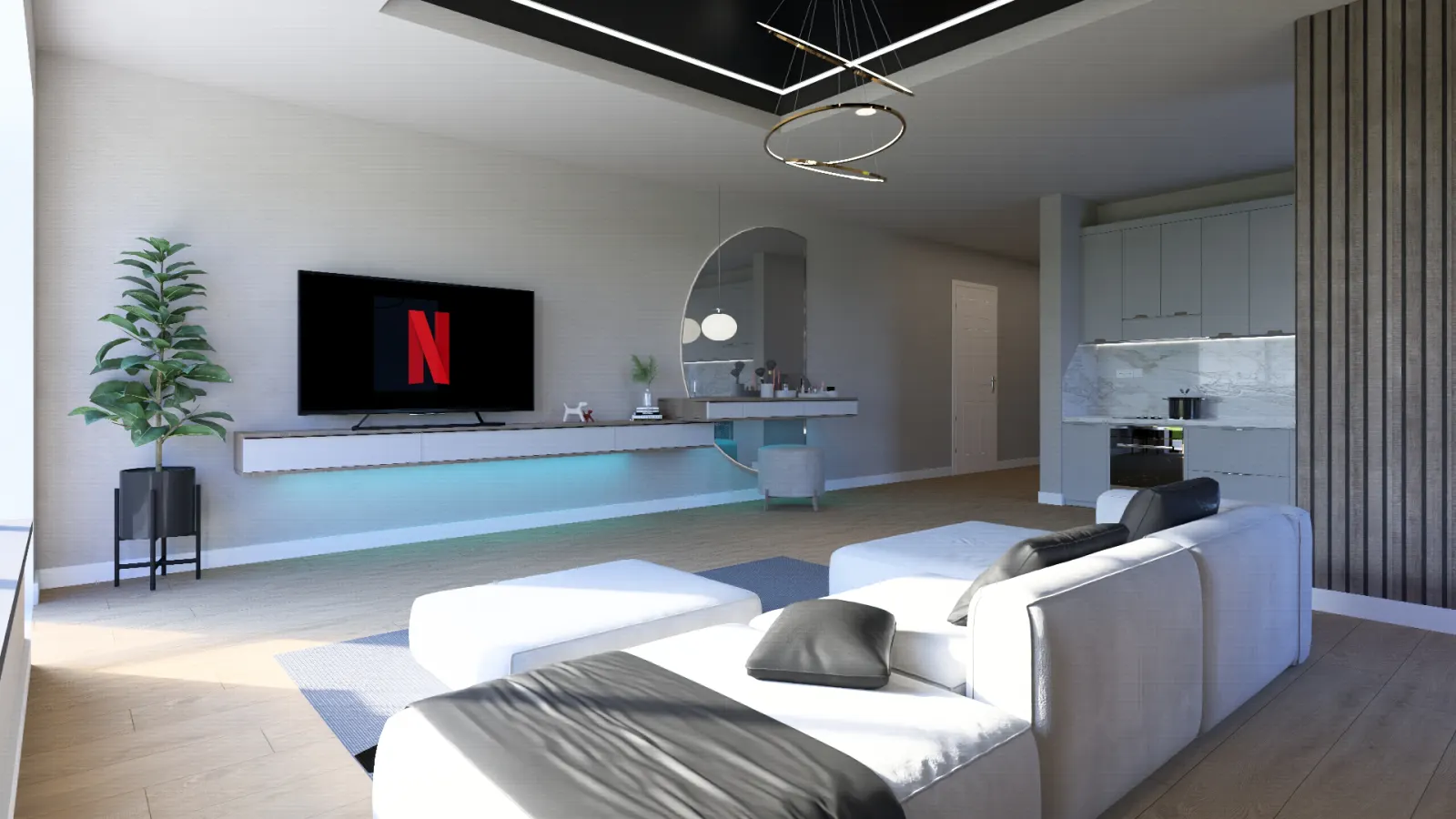 Apartament 2 camere Tip 1 O.B.A. Luxury Plus Constanta - imagine 2