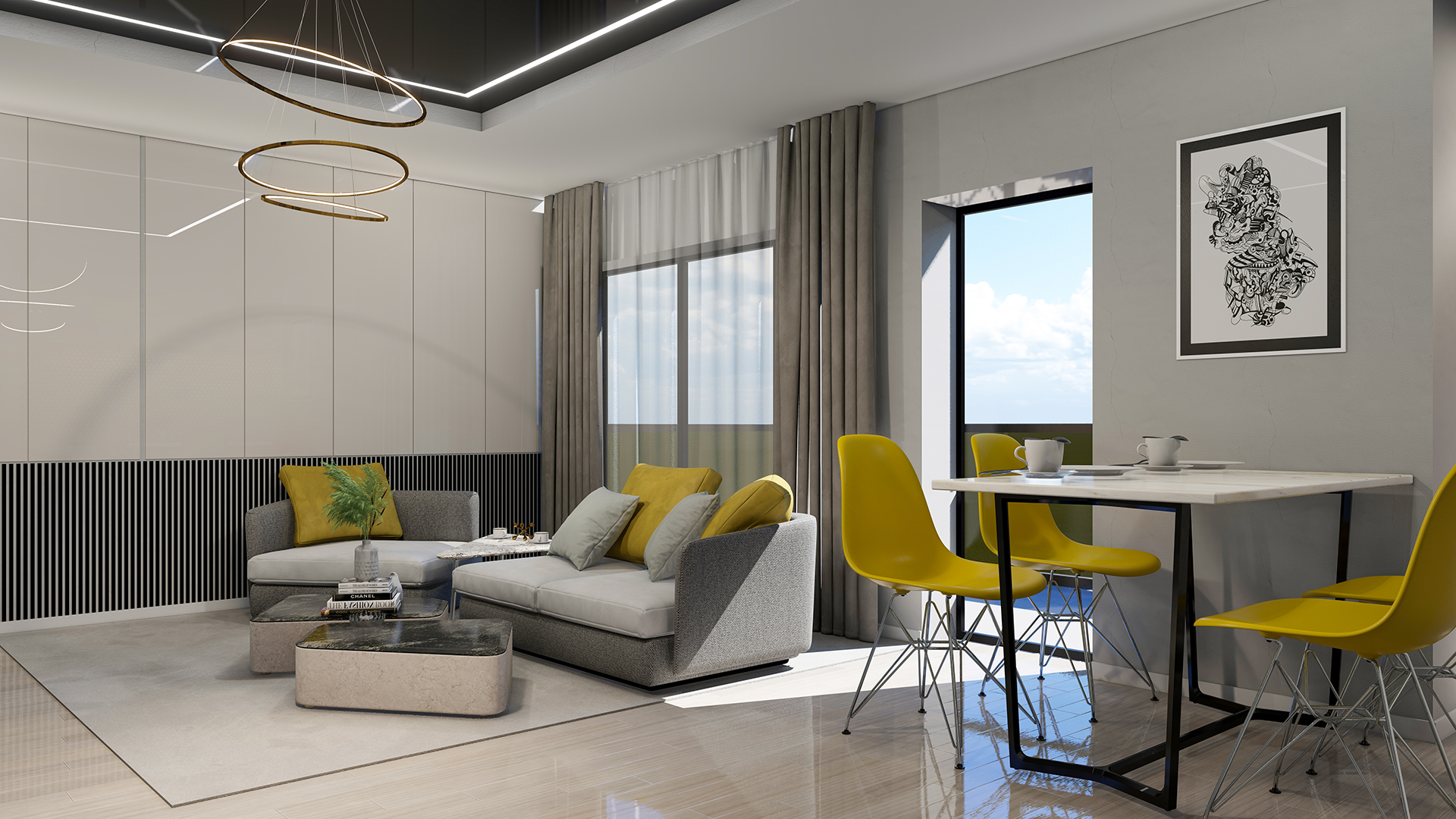 Apartament 2 camere Tip 3 O.B.A. Luxury Plus Constanta - imagine 2
