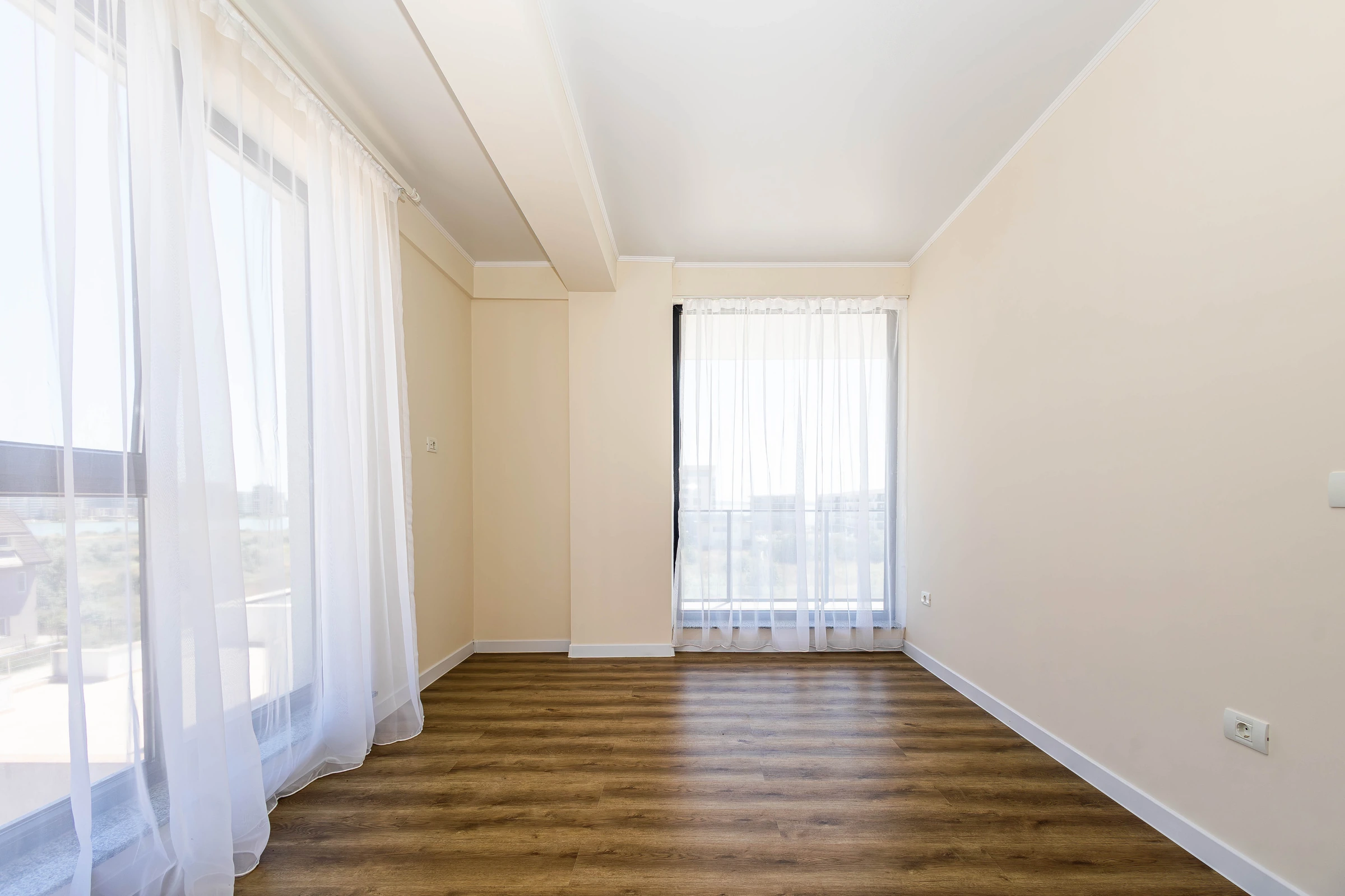 Interiorul dormitorului din Apartamentul nr. 20 O.B.A. Lake
