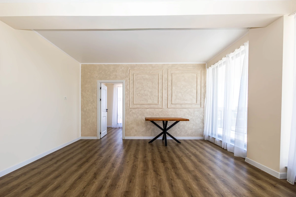Livingul finisat al Apartamentului nr. 20 din O.B.A. Lake