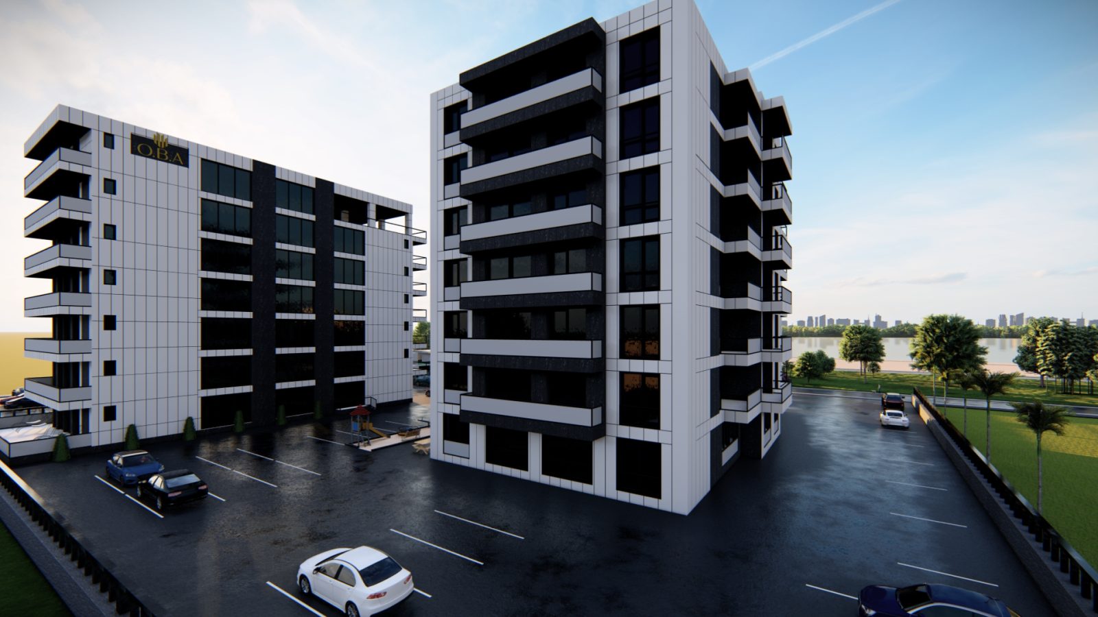 O.B.A. Lake – M17, apartamente finalizate în Mamaia Nord