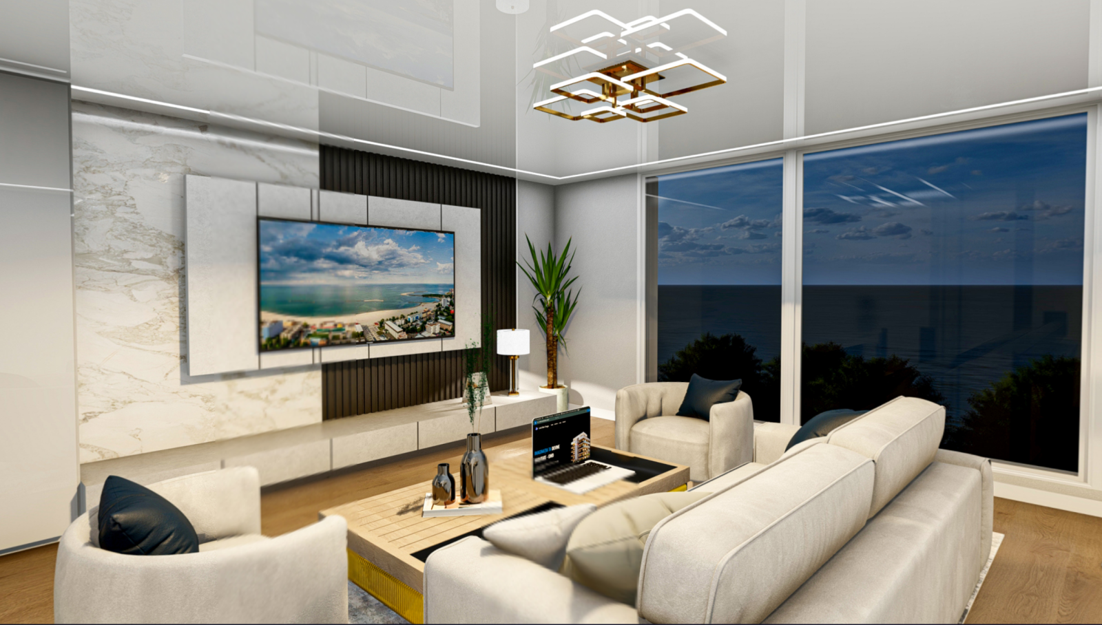 Apartament 2 camere 66.10 mp în O.B.A. Tower – apartamente Mamaia Nord